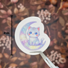 Moonlight Whiskers Sticker