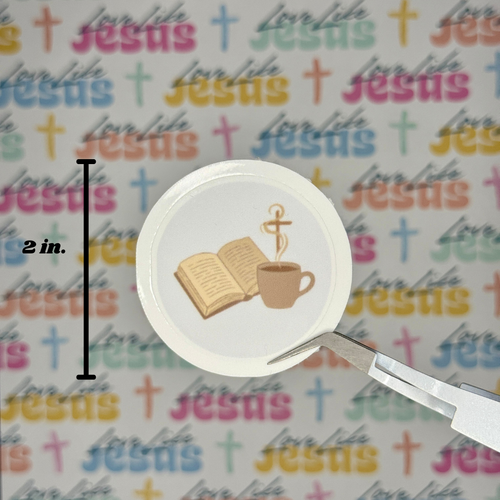 Scripture & Coffee Sticker