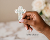 Delicate Wildflower Cross Sticker