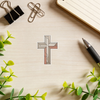 Abstract Cross Sticker