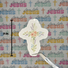 Floral Cross Sticker