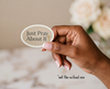 "Just Pray About" It Sticker