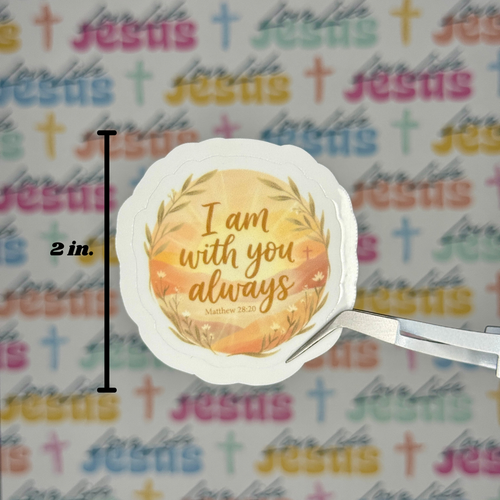 Matthew 28:20 Sticker