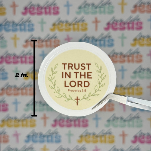 Proverbs 3:5 Sticker