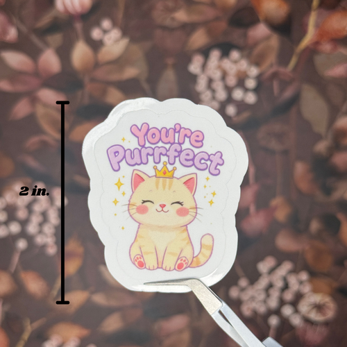 "You're Purrfect" Sticker